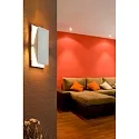 Faro Luminaria de pared HOMS R7S IP20, blanco mate 