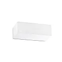 Luminaria de pared EACO G9 IP20, blanco mate 