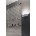 Faro Luminaria de pared EACO G9 IP20, blanco mate 
