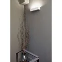 Faro Luminaria de pared EACO de 2 llamas G9 IP20, blanco mate 
