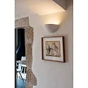 Faro Luminaria de pared SNOW E14 IP20, blanco mate 