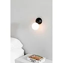 Faro Luminaria de pared JOY LED IP20, negro mate 