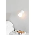 Faro Luminaria de pared JOY LED IP20, blanco mate 