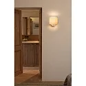 Faro wall luminaire CONGA E27 IP20, white matt 