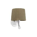 wall luminaire SAMBA E27 IP20, green, white matt 