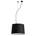 pendant luminaire CONGA E27 IP20, black matt 