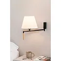 Faro Luminaria de pared RON E27 IP20, beige, plomo oscuro 