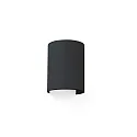 Luminaria de pared COTTON semicircular E27 IP20, blanco mate 