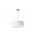 Luminaria colgante SEVEN de 2 llamas E27 IP20, blanco mate 