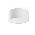 Luminaria de techo SEVEN de 2 llamas E27 IP20, blanco mate 