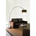 Faro Luminaria de pedestal PAPUA E27 IP20, negro mate 