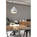 Faro Luminaria colgante CHARLOTTE E27 IP20, blanco mate 