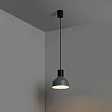 Faro Luminaria colgante KOMBO E27 IP20, gris, negro mate 