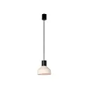 Luminaria colgante KOMBO E27 IP20, beige, negro mate 