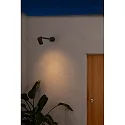 Faro Luminaria de pared para exteriores FOC 580 LED IP65, plomo oscuro 