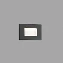 wall recessed luminaire SPARK square, impact resistant, indirect IP65
