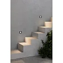 wall recessed luminaire SPARK square, impact resistant, indirect IP65