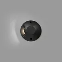 Faro Luminaria de pared para exteriores LOTH LED IP67, negro mate 