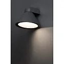 Faro outdoor wall luminaire PALS E27 IP65, dark grey 