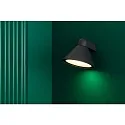 Faro outdoor wall luminaire PALS E27 IP65, dark grey 