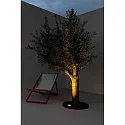 Faro Luminaria empotrable en suelo GEISER 130 / 38° redondo, ajustable, pasable IP67, acero inoxidable, satinado 