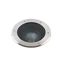 floor recessed luminaire GEISER 260 / 10° round, adjustable, passable IP67, stainless steel, satined 