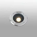 Luminaria empotrable en suelo GEISER 180 / 10° redondo, ajustable, pasable IP67
