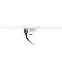 Faro wall recessed luminaire NASE SQ down, square, switchable IP44, white matt 