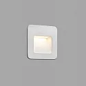 Faro wall recessed luminaire NASE SQ down, square, switchable IP44, white matt 