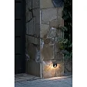 Faro Luminaria de pared para exteriores UVE LED IP44, plomo oscuro 