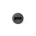 wall recessed luminaire MINI RACING down, round, switchable IP44, dark grey 