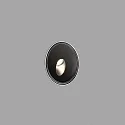 Faro wall recessed luminaire DANG down, round IP67, stainless steel, satined 