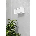 Faro Luminaria de pared para exteriores TEJO E27 IP54, blanco mate 