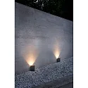 Faro Luminaria de suelo NOBORU LED IP65, plomo oscuro 