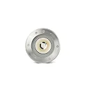 floor recessed luminaire SURIA round, rigid, passable IP67, stainless steel, satined 
