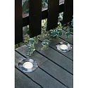 Faro floor recessed luminaire SURIA 120 round, rigid, passable IP67, stainless steel, satined 