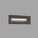 Luminaria de pared empotrable NAT abajo, angular, conmutable IP65