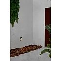 Faro Luminaria de pared para exteriores GRANT LED IP65, plomo oscuro 