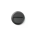 Luminaria de pared para exteriores GRANT LED IP65, plomo oscuro 