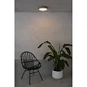 Faro wall luminaire YEN E27 IP54, grey 