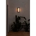 Faro Luminaria de pared MOL E27 IP44, plomo oscuro 