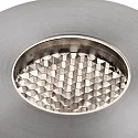 Faro floor recessed luminaire GRUND 80 (INCL HONEYCOMB) 350MA round, rigid, passable IP67, stainless steel, satined dimmable