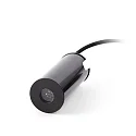 floor recessed luminaire GRUND 37 (INCL HONEYCOMB) 700MA round, rigid, passable IP67, black, anodised dimmable