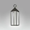 Faro Linterna ARGUS LED IP54, plomo oscuro 