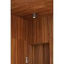 Faro Luminaria de techo para exteriores TASA E27 IP44, plomo oscuro 