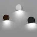 Luminaria de pared para exteriores PILL LED IP54, marrón oxidado 