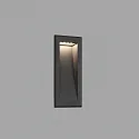 wall recessed luminaire SOUN 105 down, square, indirect IP65