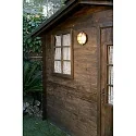 Faro wall luminaire NORAY E27 IP44, brass 