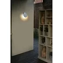 Luminaria de pared para exteriores LOTUS rígido, indirecta LED IP65, plomo oscuro 