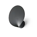 Luminaria de pared para exteriores LOTUS rígido, indirecta LED IP65, plomo oscuro 
